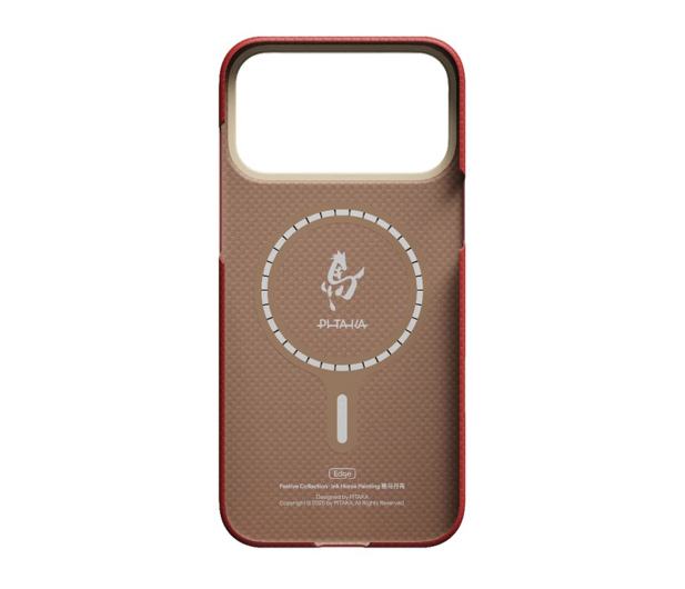 PITAKA Edge Case do iPhone 17 Pro Max Ink Horse Cinnabar - 1541641 - zdjęcie 2